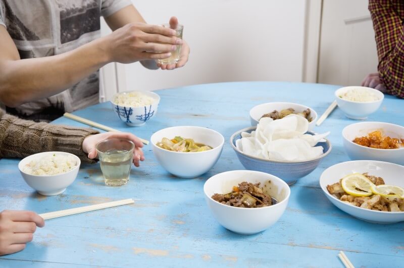 Japan customs food dishes