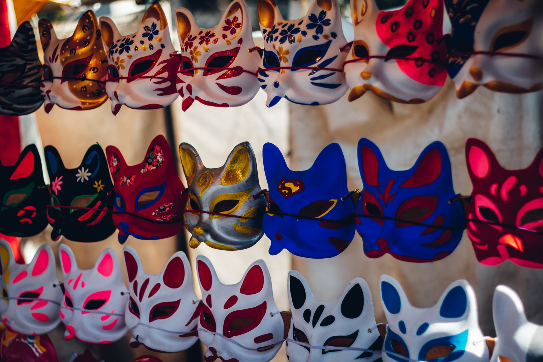 yokai kitsune fox tanuki festival matsuri superstition