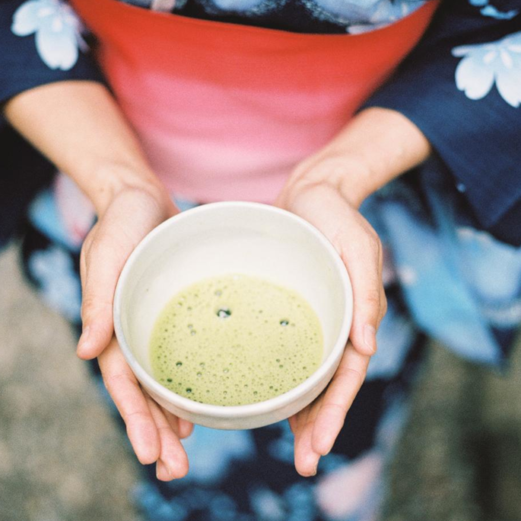 japanese tea shared among friends