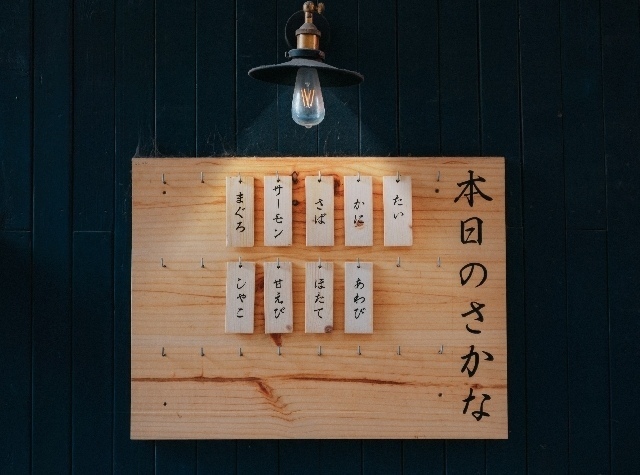 Japanese kanji chart