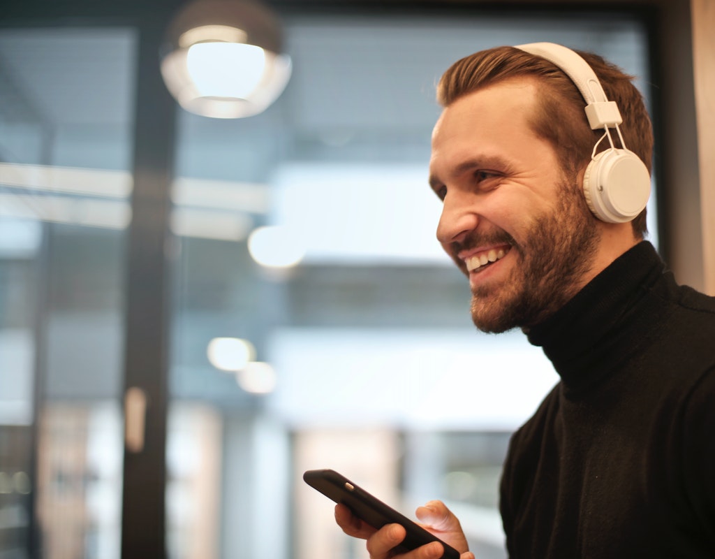 Man Listening to Good Japanese Music