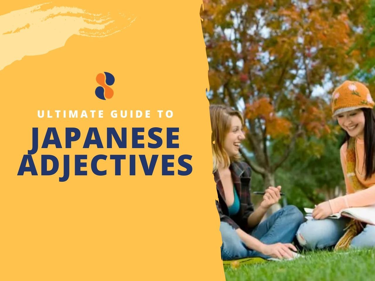 Women practicing Adjectives in Japanese language