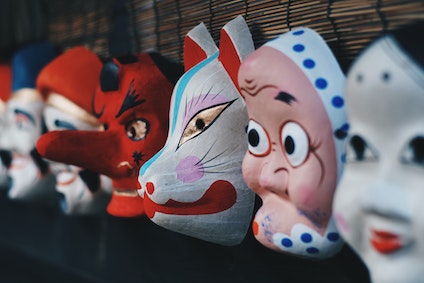 popular masks during summer festivals in japan