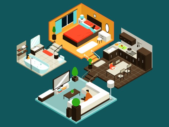 Traditional Japanese House modern house layout plan cartoon