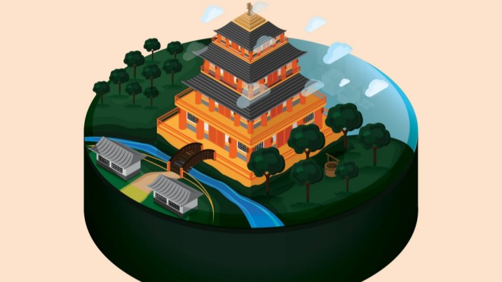 artwork temple shrine kyoto tokyo