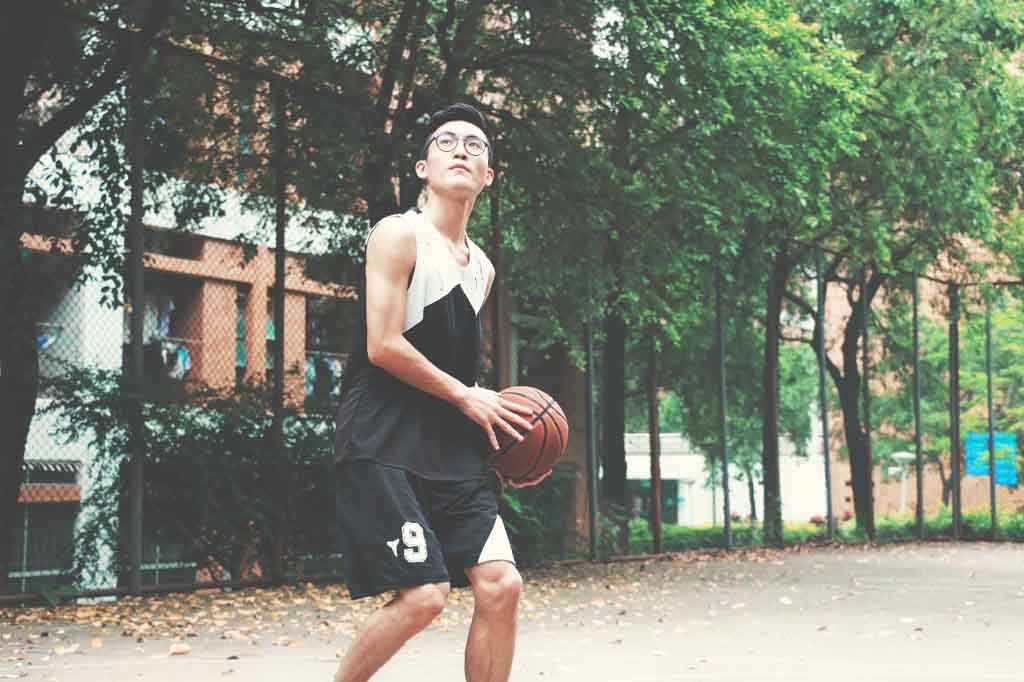 foreign resident playing sports outside