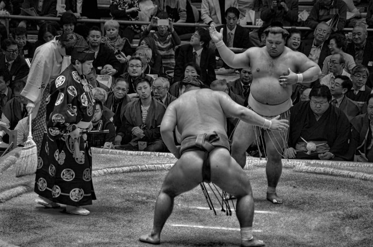 Sumo tournament in Tokyo