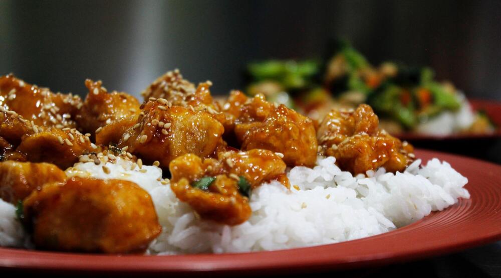 chicken teriyaki soy sauce japanese food