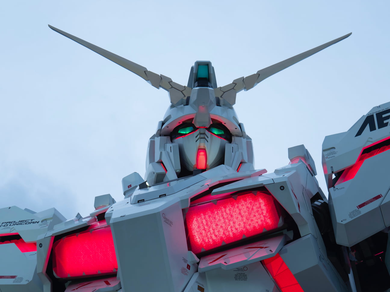 The famous Gundam Statue which is one of the most popular things to do in Odaiba
