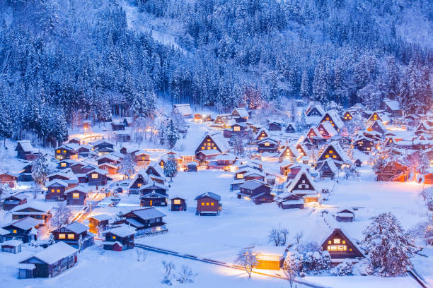 Shirakawa village, one of the most popular destinations for national holidays in Japan
