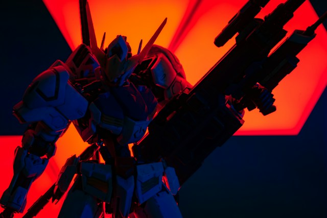 silhoutte of a robot figure from old anime, Mobile Suit Gundam