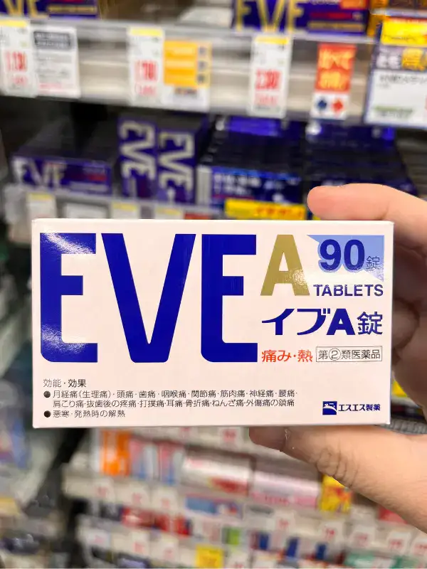 Japanese cold medicine called Eve A.