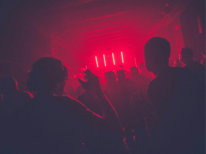 People enjoying live music at a livehouse in Tokyo